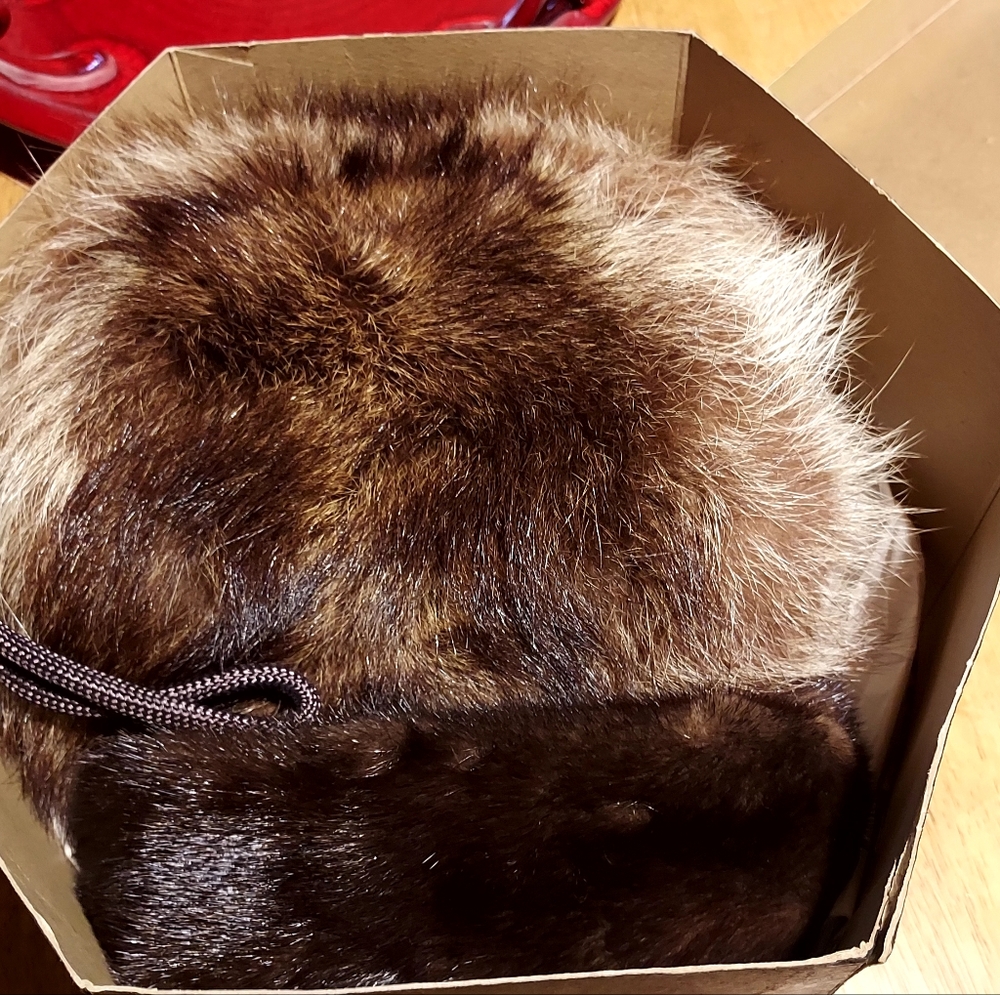 Fur hand muffs and neck wrap